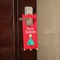 thumbnail image 3 of HTOOQ Christmas Door Knob Hanger Xmas Felt Door Handle Hanger Sign for Holiday Party Home Decor (Gloves) Tree, 3 of 7