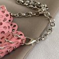thumbnail image 4 of Jiibva Mini Handwoven Crossbody Bag Metallic Sequins Chain Strap Lipstick Case For Women Unique Evening Party Casual Day Purse, 4 of 7