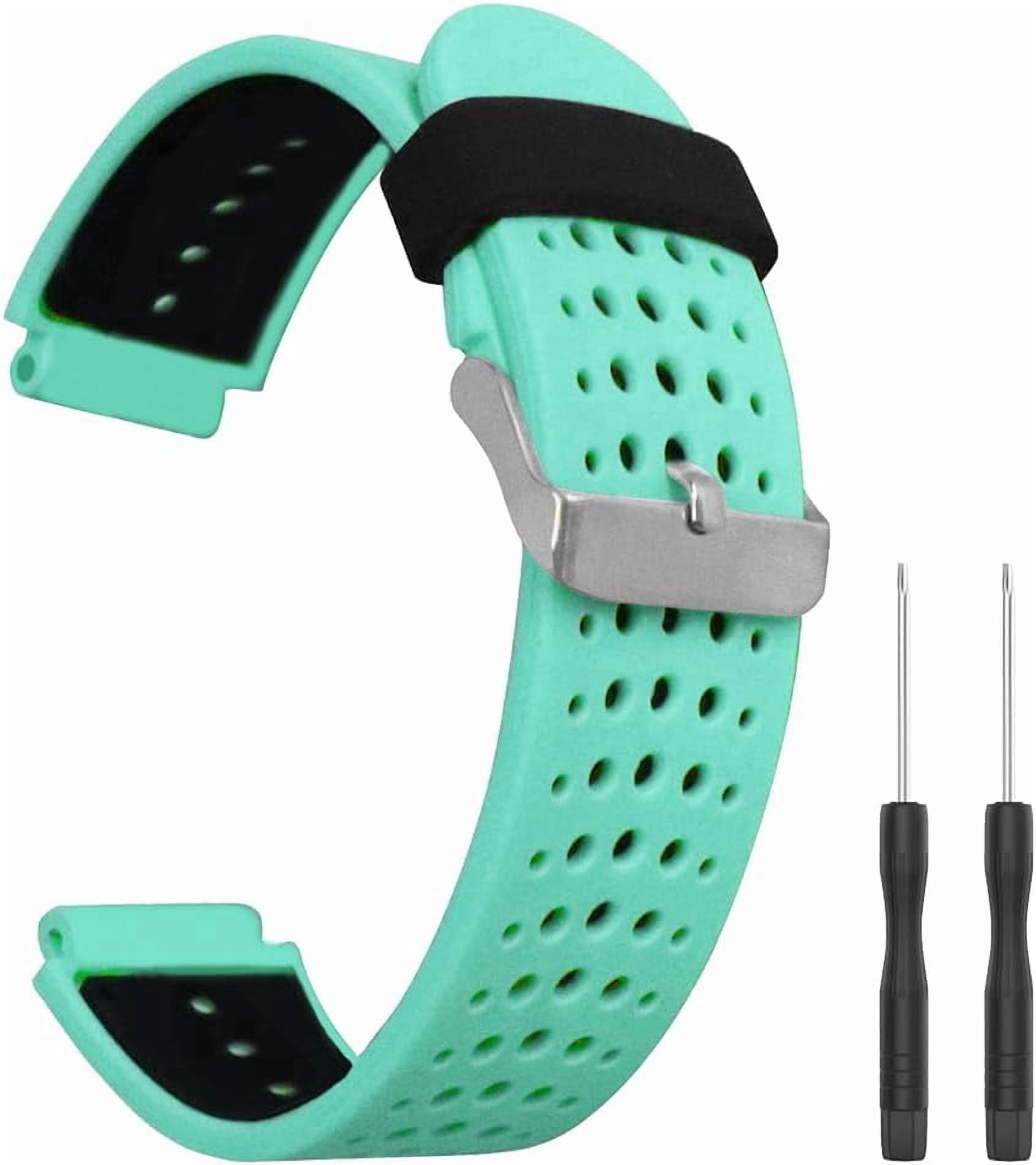 CRKMGS-Replacement Silicone Sport Watch Band for Forerunner 220 230 235 620 630 735XT Smartwatch Wrist Strap
