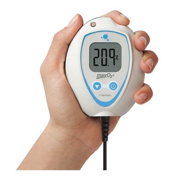 Maxtec Oxygen Analyzer,1-11/32 in. D,Ext Sensor R217P72