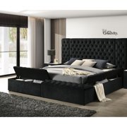 Wooden Bed Frame - Glam Style - Contemporary Bedroom - Sophisticated Look