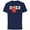 Navy, variant on Disney and Pixar’s Turning Red Mei Lee 2023 New Year - Short Sleeve Cotton T-Shirt for Adults - Customized-Navy