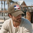 thumbnail image 4 of 9/11 Never Forget American Flag Baseball Cap - 9.11.01 Twin Towers Vintage Washed Cotton Patriot Day Commemorative Hat, Adjustable Unisex Dad Cap for Men and Women, 4 of 6