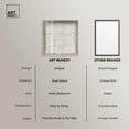 thumbnail image 6 of Neutral Luxe Harmony Set Shadowbox Boho Wall Decor by Art Remedy, Blonde Frame, 40 x 40, 6 of 6