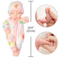 thumbnail image 2 of Muñeca Reborn XFEYUE de 25 cm con conjunto de ropa para niños y niñas, 2 of 7