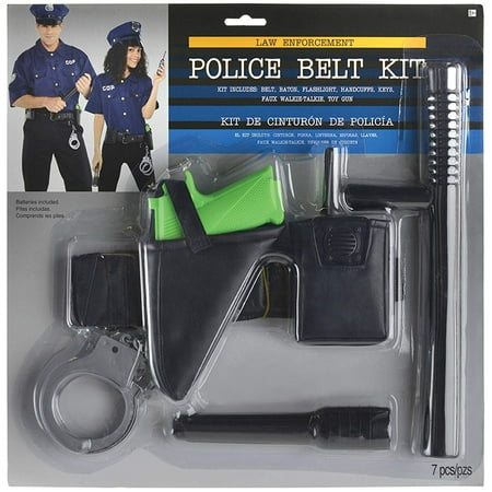 Police Belt Kit Halloween Costume Accessory for Adults, One Size
