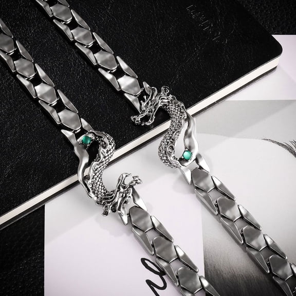 ELAYARD Unique Dragon Bracelet Womens Wrist Decoration Metal Bracelet for New Year