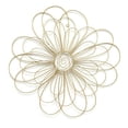 thumbnail image 1 of Gold Wire Flower Wall Decor, 1 of 1