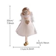 thumbnail image 3 of Cateissary Muñeco de Navidad para sala de estar, dormitorio, colgante de pared, de tela, decoración interior, hogar, oficina, Hotel, festival de Kits de decoración para fiestas, 3 of 6