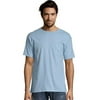 Hanes Men'S Short Sleeve Pocket T-Shirt Value Pack 2-Pack COLOR Light Blue SIZE 3X LARGE