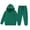 Y-Green, variant on WOYY Toddler Girl's Sweatsuit Solid Color Pullover Hoodie Sweatpants Casual Sports Outfits