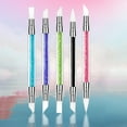 Sumllary Painting Stuff under 10 Nail Silicone Pen Acrylic Double Head