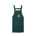 thumbnail image 4 of Abbracc Apron Professional Adjustable Work Apron with Pockets Soft Cooking Apron Cooking Green, 4 of 9