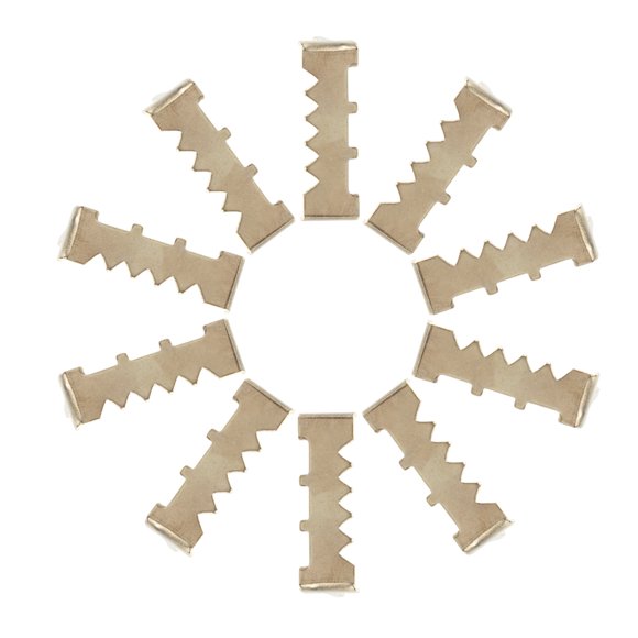 HAMPPLIES 200Ud Metálicos Dorados Para Marcos En Drywall Instalación Sencilla Sin Daños Ideal Para