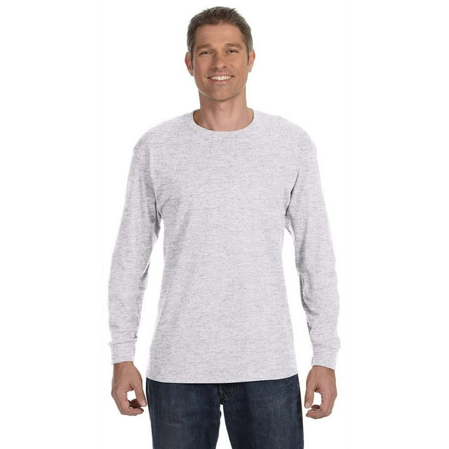Hanes - T-Shirt à Manches Longues Authentique