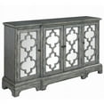 thumbnail image 2 of Erigeron 4-door Accent Cabinet Grey, 2 of 7