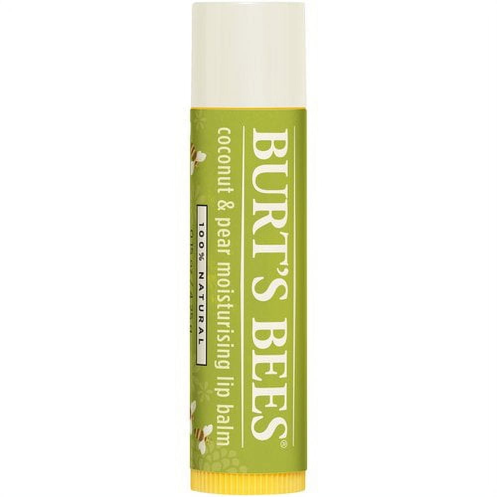 Burt's Bees Coconut & Pear Moisturizing Lip Balm, 0.15 oz