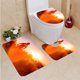 thumbnail image 1 of ABPHQTO Naturaleza, sol, hombre, fitness, paisaje Juego de alfombras de baño de 3 piezas Alfombra de baño Alfombra de contorno y tapa de inodoro, 1 of 2