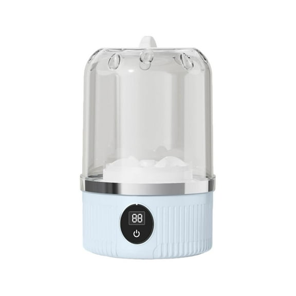 2025 New Portable Ultrasonic Mini Washing Machine – Rechargeable Travel Laundry Solution for Underwear, Compact Design for Apartments, Dorms, RVs, and Camping Blue