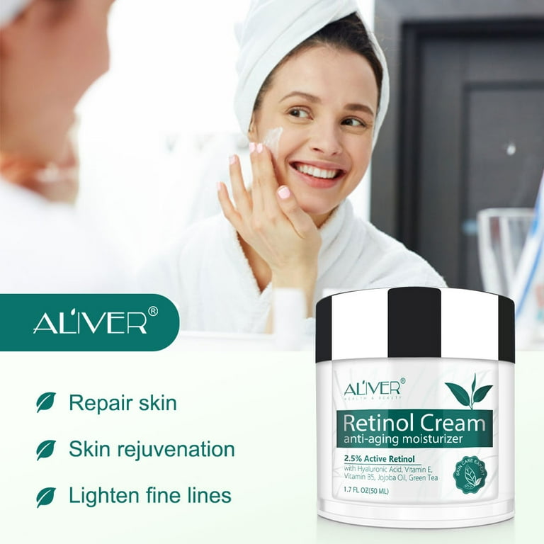 Retinol Cream for Face Facial Moisturizer with Vitamin E Hyaluronic Acid for Anti Aging Wrinkles Day and Night Face Cream Retinol Body Lotion