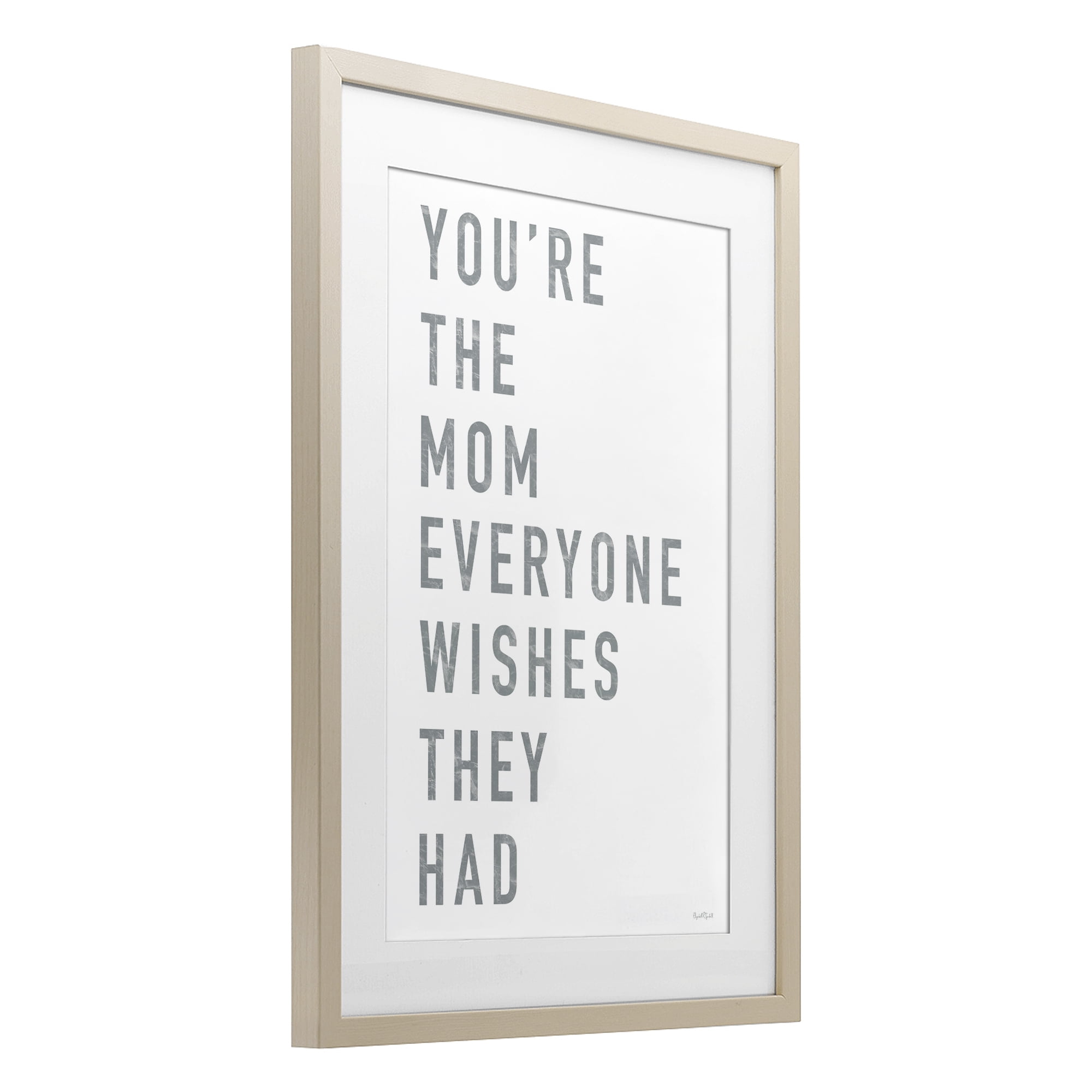 Stupell Industries Mother Appreciation Quote Birch Framed Print Under Glass, design by Elizabeth Tyndall