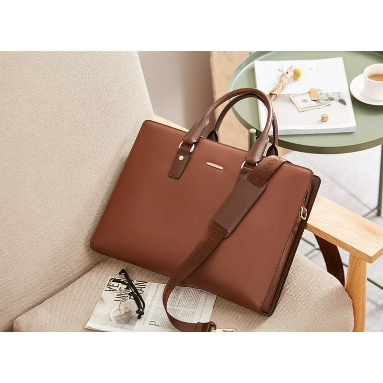 TheCompanion Thin Briefcase - Light Brown - Buy Online