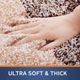 thumbnail image 2 of SMIXLN Bathroom Rugs, Plush Microfiber Bath Mat, 1.18 in Thick Absorbent Large Bath Rug, Non-Slip Washable Bath Mat for Bathroom Floor, Brown, 24" x 47", 2 of 8