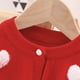 thumbnail image 5 of Cárdigan Wancir de cuello redondo para niñas, suéter de algodón de manga larga con botones para niñas, suéteres de uniforme para niñas pequeñas, 5 of 7