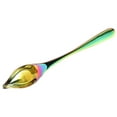thumbnail image 1 of 1PC Stainless Steel Seasoning Scoop Pointed Waterdrop Design Sauce Dressing Spoon Spice Spoon for Home Kitchen Restaurant (Iridescent), 1 of 9