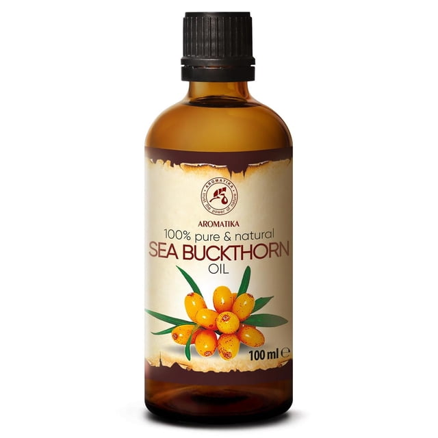 Aceite Orgánico Espino Amarillo Prensado en Frío Cuidado Intensivo Protección UV Anti-edad 100ml Bo