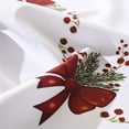 thumbnail image 3 of Christmas Ribbons Print Tablecloth Waterproof and Stain Resistant Table Cloth Decorative Tablecloths is Suitable for Holiday/Dining/Party Use(60x84 Inch), 3 of 5