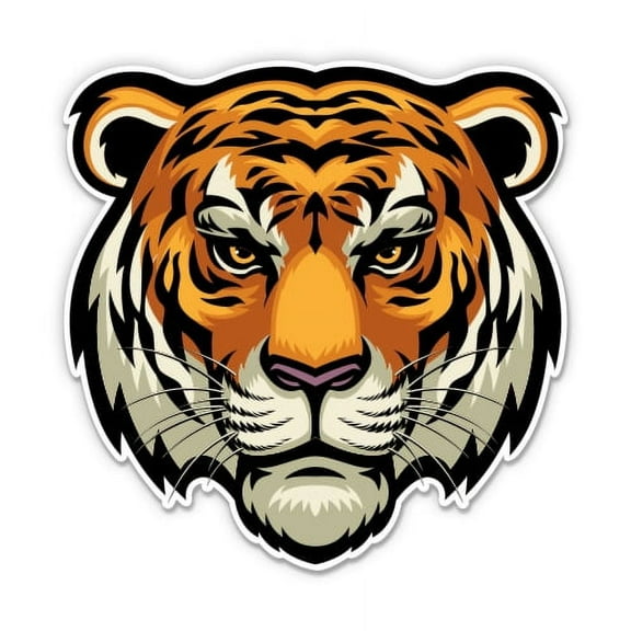 Tiger - 3" Vinyl Sticker - For Car Laptop Water Bottle Phone - Waterproof Decal