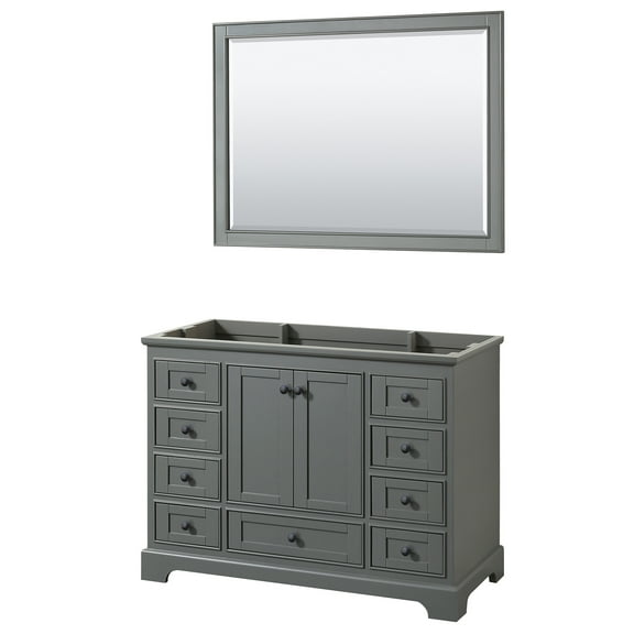 Wyndham Collection Wcs202048scxsxxm46 Deborah 47-1/4" Free Standing Single Wood Vanity