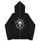 thumbnail image 4 of Sudaderas de araña oscura europea y americana para hombre y mujer, sudaderas con capucha góticas para parejas, sudaderas con cremallera de gran tamaño Harajuku 2023, 4 of 4
