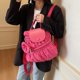 thumbnail image 1 of Mochila acolchada, mochila informal plisada con correa ajustable, mochila de viaje para exteriores., 1 of 9