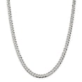thumbnail image 1 of 925 Sterling Silver 6.3mm Beveled Curb Chain 20 Inch, 1 of 5