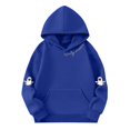 thumbnail image 3 of successthop Spooky Season Hoodies Spooky Ghost Toddler Girls Boys Long Sleeve Winter Fall Sport Pullover Sizes 5-15, 3 of 3