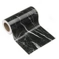 thumbnail image 1 of Uxcell Wood Grain Wallpaper Border 4" x 16.4ft Textured Frame Sticker, Black Texture, 1 of 7
