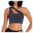 thumbnail image 1 of Women One-Shoulder Plus Size Exercise Shake-proof Yoga Bra Underwear, 1 of 5