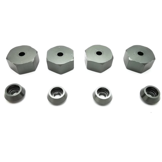 BeesClover Alloy Wpl D12 Mn 5 To 12mm Metal Adapter Accessories Simulation Climbing Car Diy Upgrade Modified Model Toy
