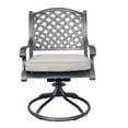 thumbnail image 4 of Rosita Patio Dining Swivel Rocker (Set of 2) - Tan, 4 of 5
