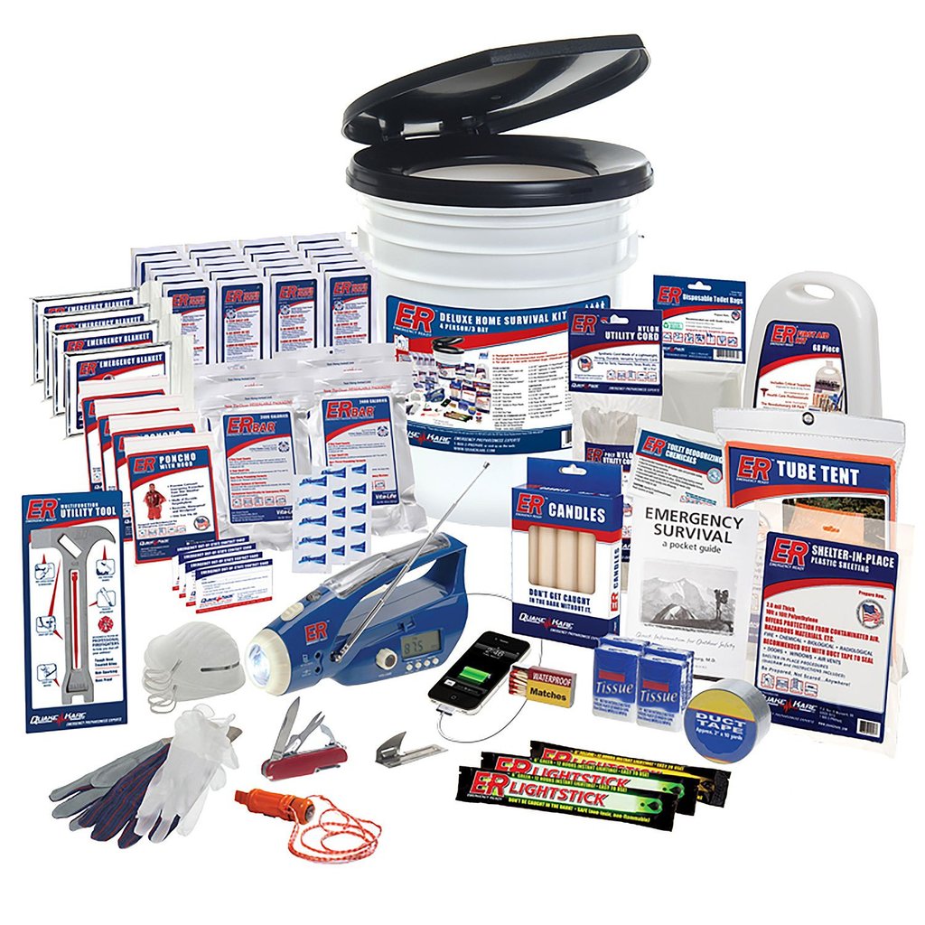 Ultimate Deluxe Home Survival Kit (4 Person/3 Day Supply)