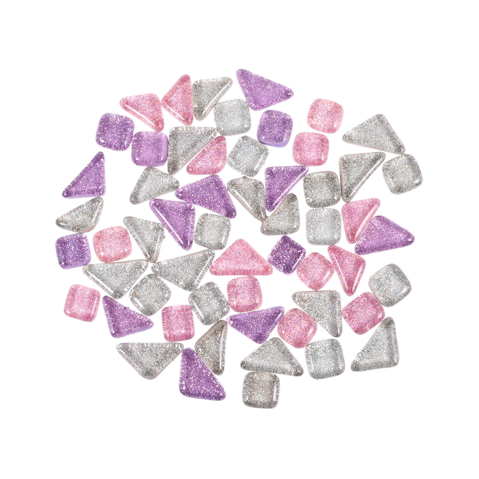 OUNONA Home Decoration Crystal Particles Irregular Tiles Child
