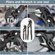 thumbnail image 2 of MAXPOWER - Llave de alicates de 2 piezas, 7 pulgadas, 10 pulgadas, 2 of 7