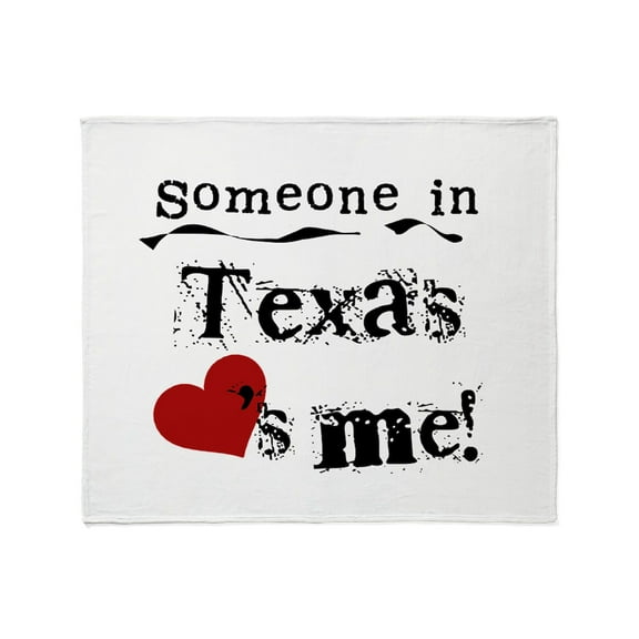 CafePress - Someone In Texas Throw Blanket - Soft Fleece Throw Blanket, 50"x60" for All Ages
