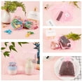 thumbnail image 4 of 100 bolsas de regalo de organza rosa de 4x6 pulgadas con cordón, ideales para dulces, recuerdos de boda o joyería., 4 of 7