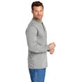 thumbnail image 3 of Carhartt Men's K128 Long Sleeve Henley Buttoned T-Shirt, 3 of 6