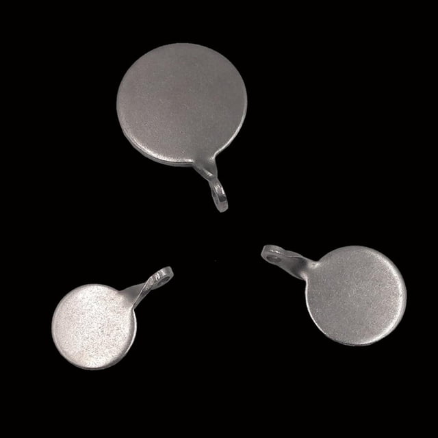 3 Piezas de material acero Inoxidable Target Plinking Target para Pared de Superficie Vertical Cola Blancos de práctica de tiro