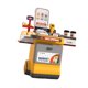 thumbnail image 5 of Caja registradora para niños, juego de simulación, juego de simulación, coordinación mano-ojo, adorno, tienda, supermercado, de comestibles, de comida Amarillo, 5 of 8