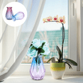 thumbnail image 5 of 2pcs Artistic Glass Vase for Home Decor with Assorted Colors and Elegant Design, 5 of 6